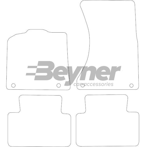 Beyner Pasklare stoffen matten MSN-1368661