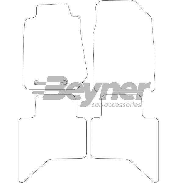 Beyner Pasklare stoffen matten MSN-1368812