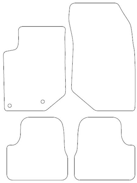 Beyner Pasklare stoffen matten MSN-1567942