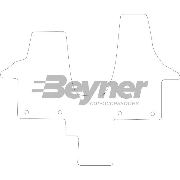 Beyner Pasklare stoffen matten MSV-1366421