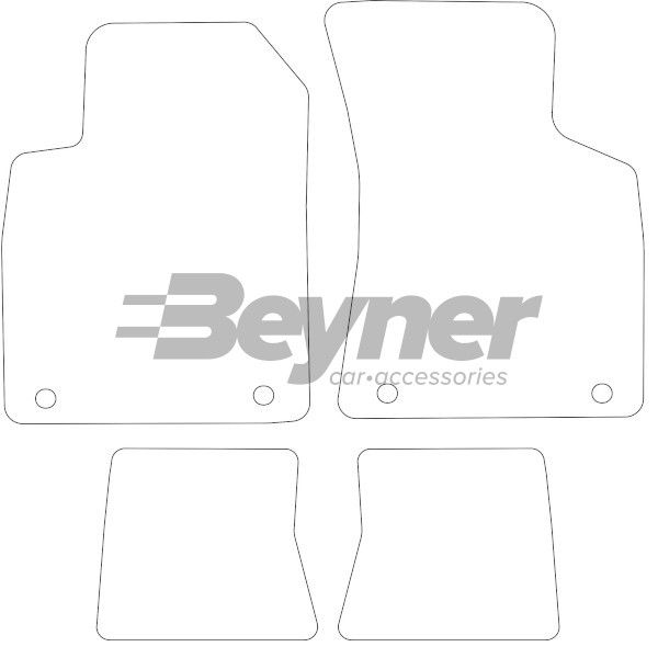 Beyner Pasklare stoffen matten MSV-1472184