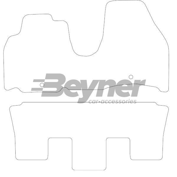 Beyner Pasklare stoffen matten MSV-1472542