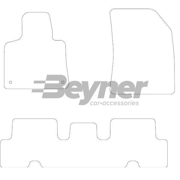 Beyner Pasklare stoffen matten MSV-1472590