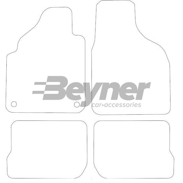 Beyner Pasklare stoffen matten MSV-1472920