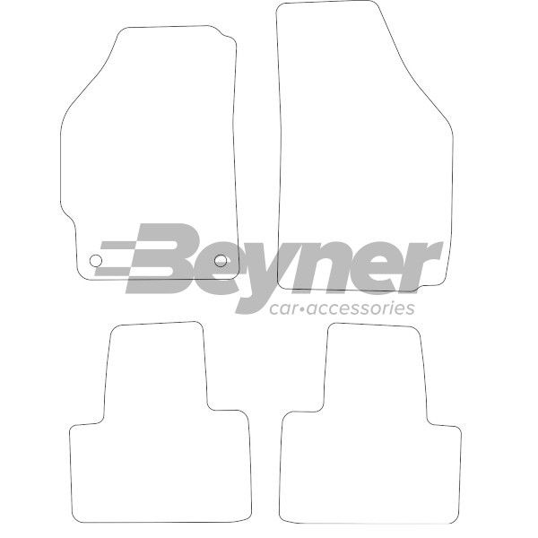 Beyner Vloermattenset MSV-1472926