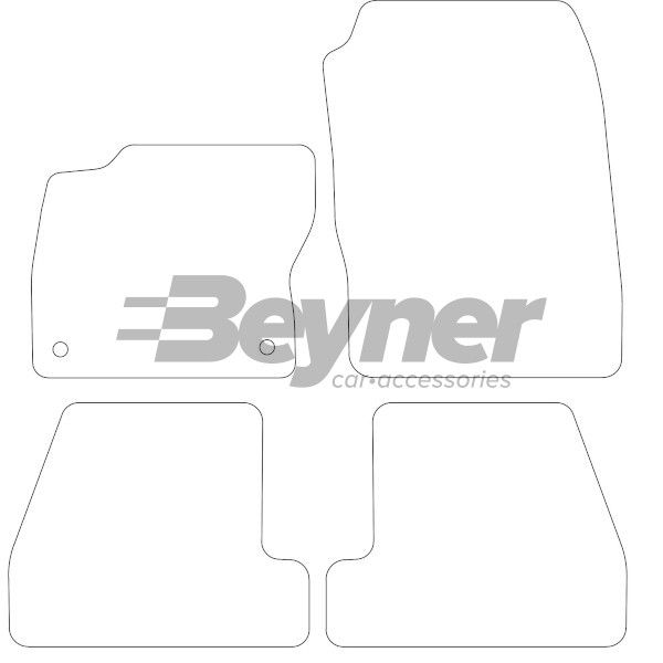 Beyner Pasklare stoffen matten MSV-1473119