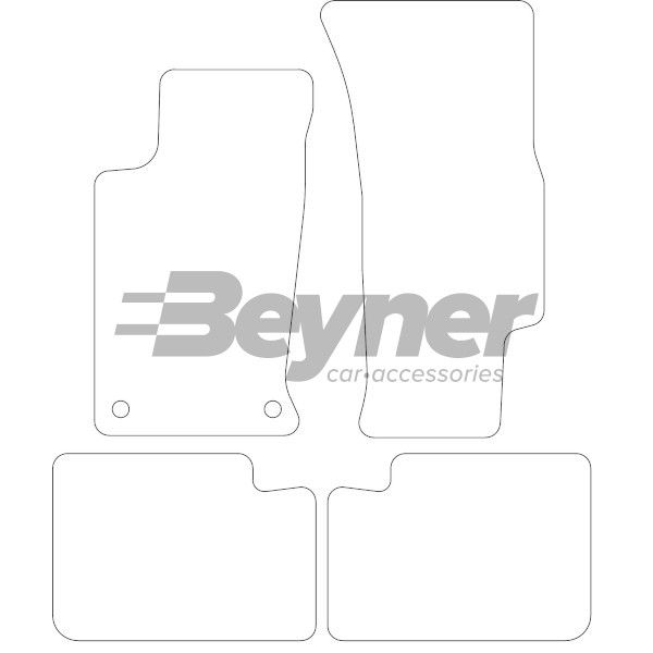 Beyner Pasklare stoffen matten MSV-1473143