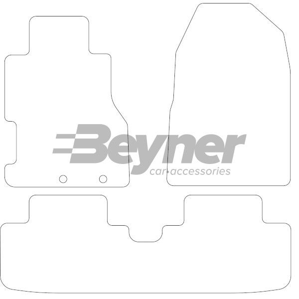 Beyner Pasklare stoffen matten MSV-1473555