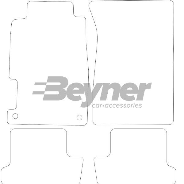 Beyner Pasklare stoffen matten MSV-1473589