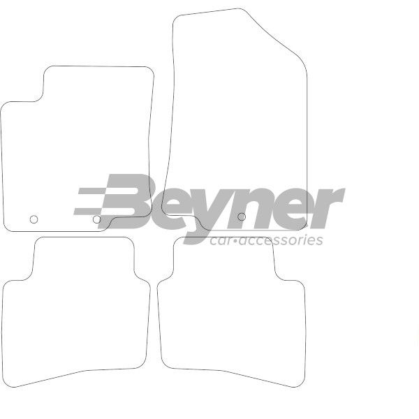 Beyner Pasklare stoffen matten MSV-1473735