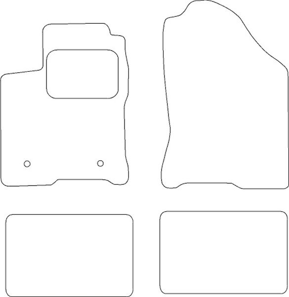 Beyner Pasklare stoffen matten MSV-1473920