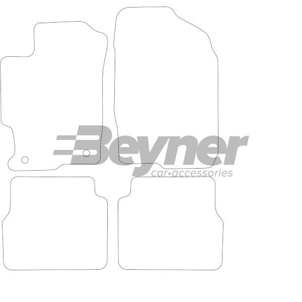 Beyner Pasklare stoffen matten MSV-1474084