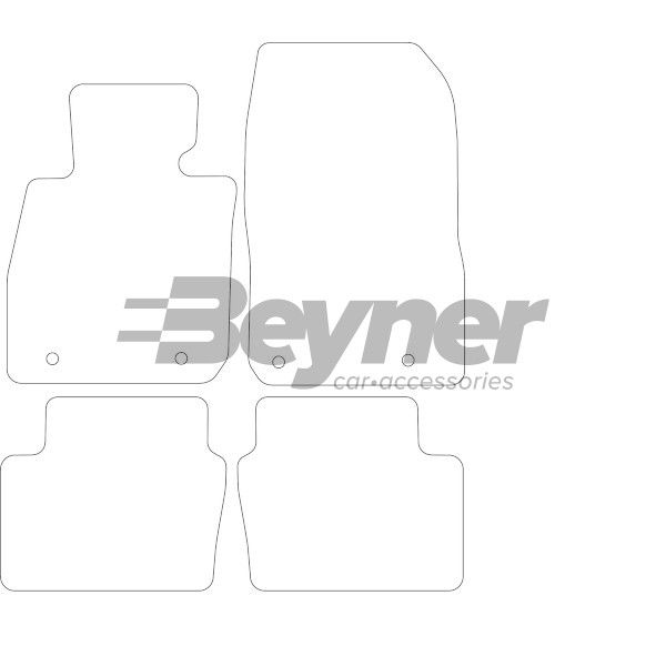 Beyner Pasklare stoffen matten MSV-1474095
