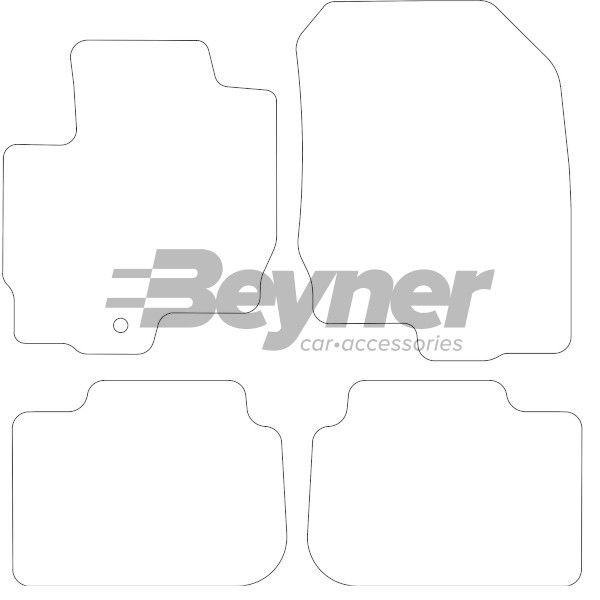 Beyner Pasklare stoffen matten MSV-1474407