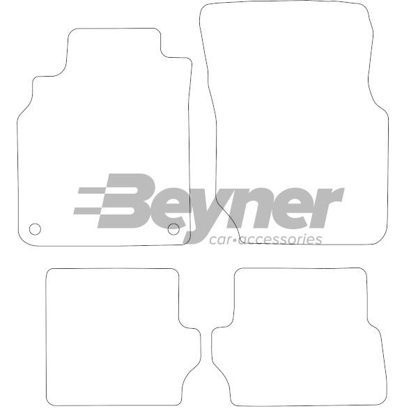 Beyner Pasklare stoffen matten MSV-1474584