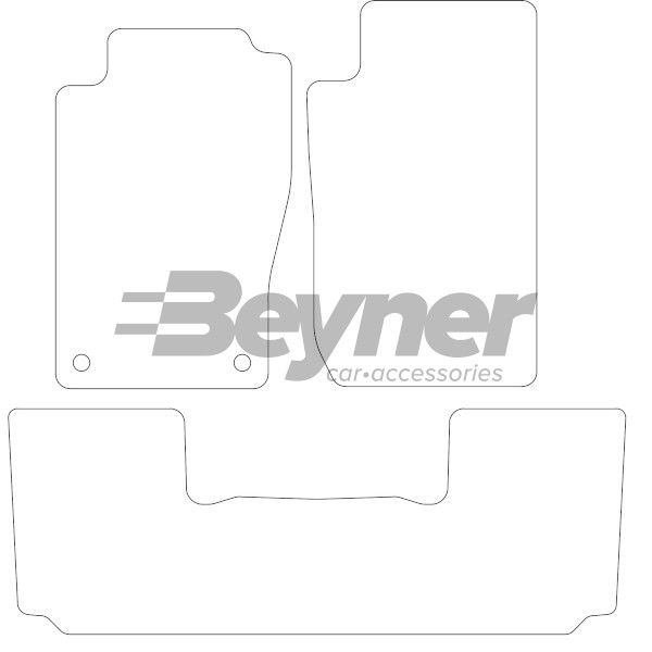 Beyner Pasklare stoffen matten MSV-1474608