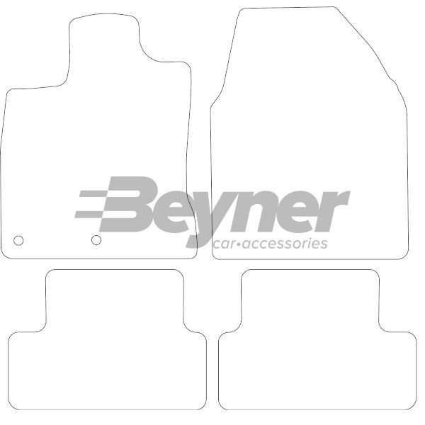 Beyner Pasklare stoffen matten MSV-1474614