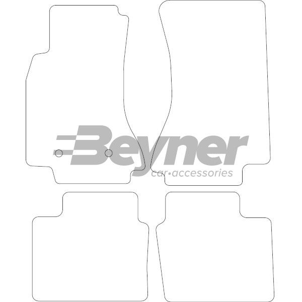 Beyner Vloermattenset MSV-1474818