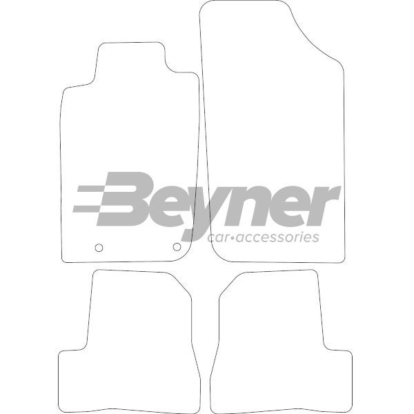 Beyner Pasklare stoffen matten MSV-1474994