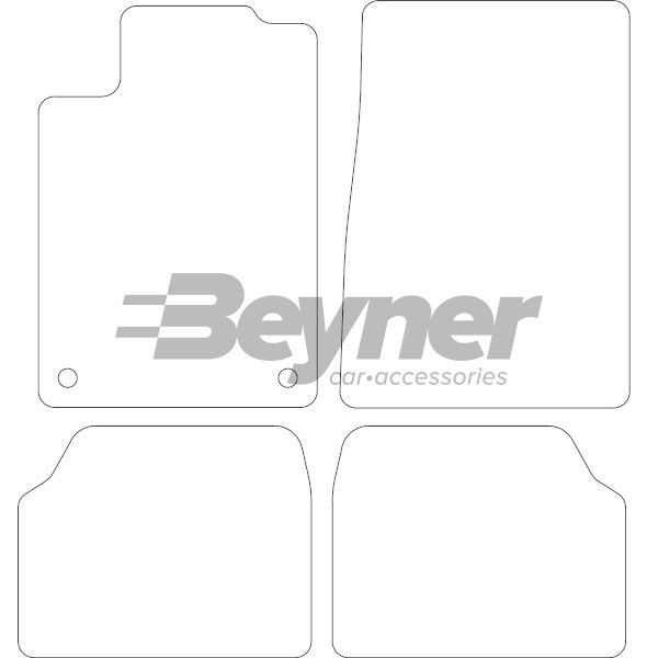 Beyner Vloermattenset MSV-1475005