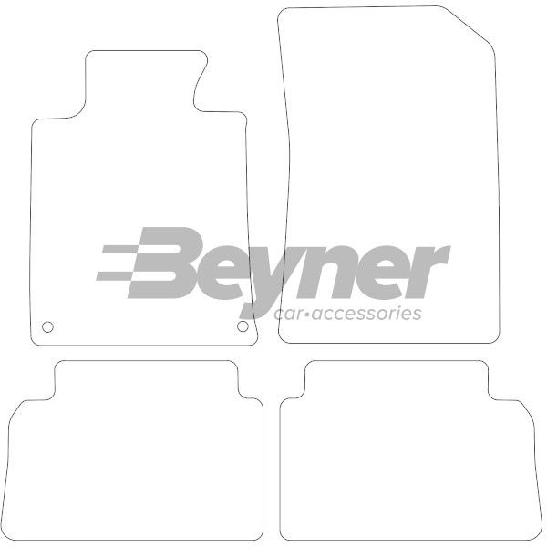 Beyner Pasklare stoffen matten MSV-1475012