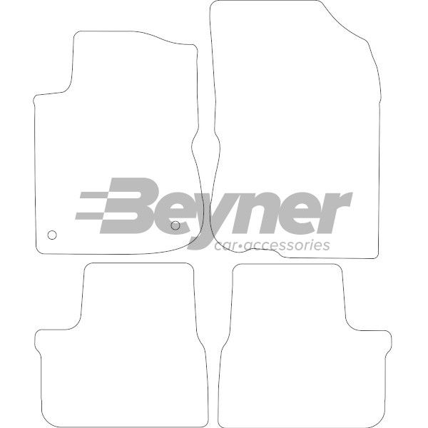 Beyner Pasklare stoffen matten MSV-1475046
