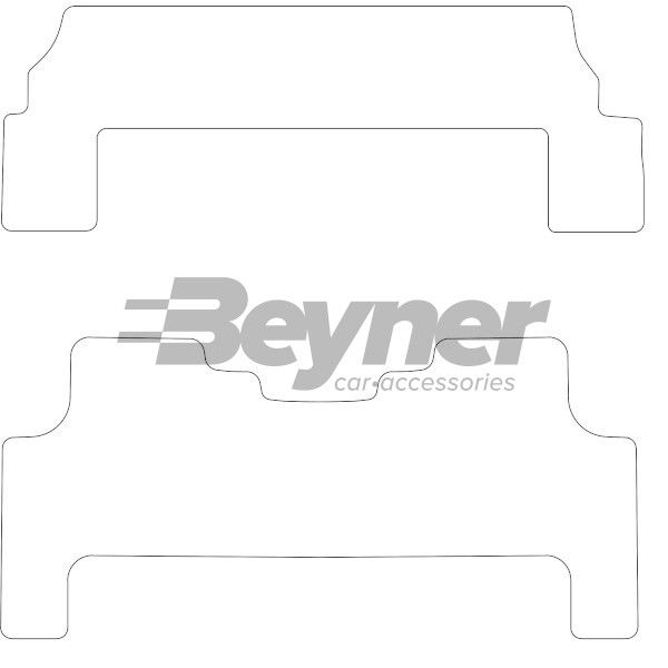 Beyner Pasklare stoffen matten MSV-1475056