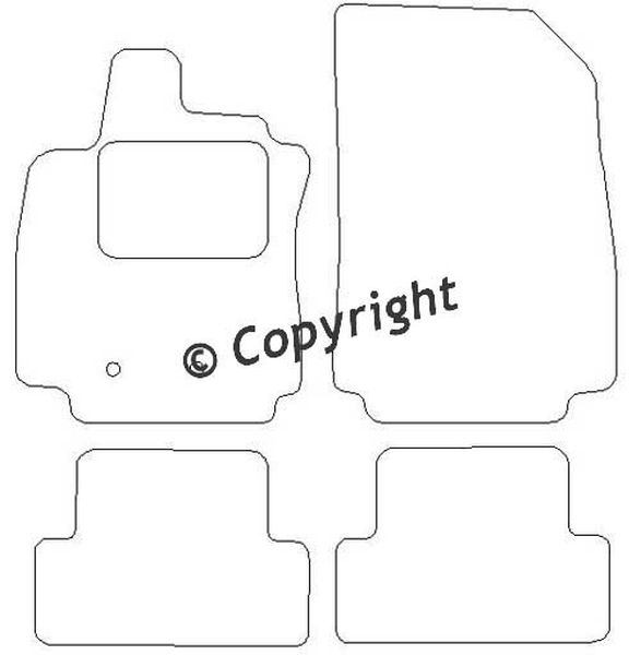 Beyner Pasklare stoffen matten MSV-1475213