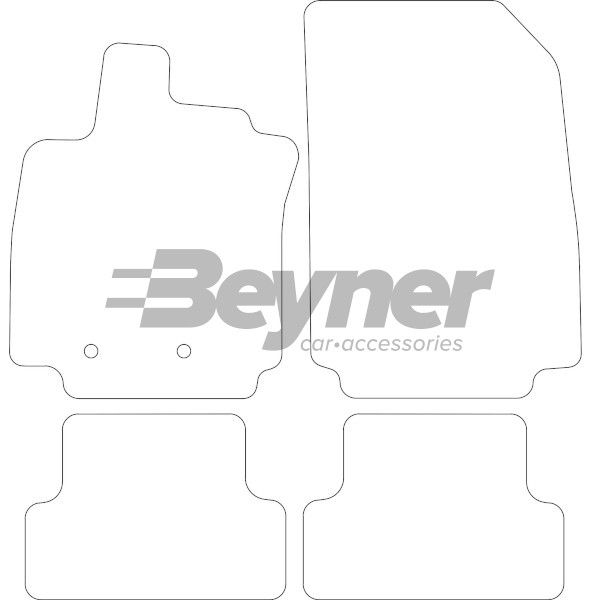 Beyner Pasklare stoffen matten MSV-1475214