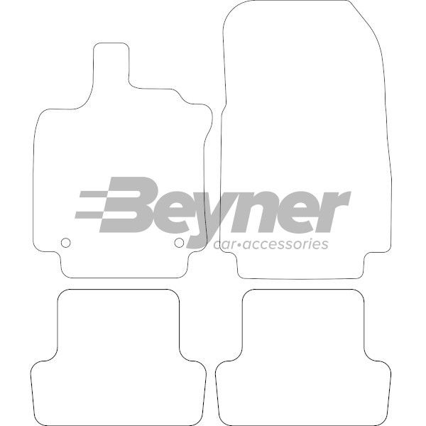 Beyner Pasklare stoffen matten MSV-1475215