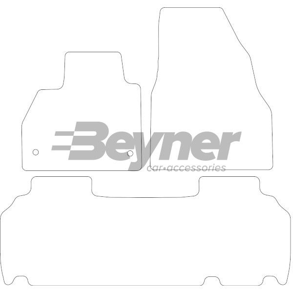 Beyner Pasklare stoffen matten MSV-1475232