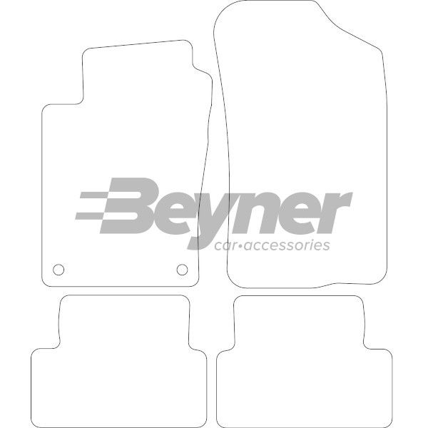 Beyner Pasklare stoffen matten MSV-1475234