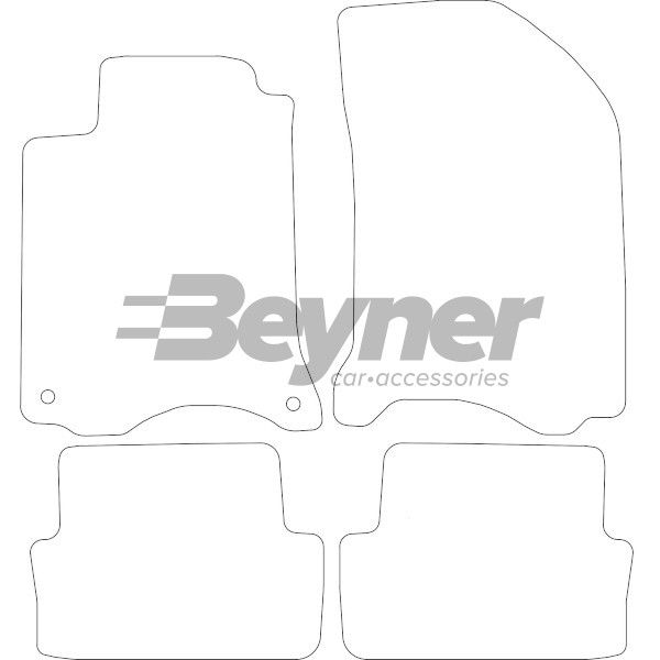 Beyner Pasklare stoffen matten MSV-1475238