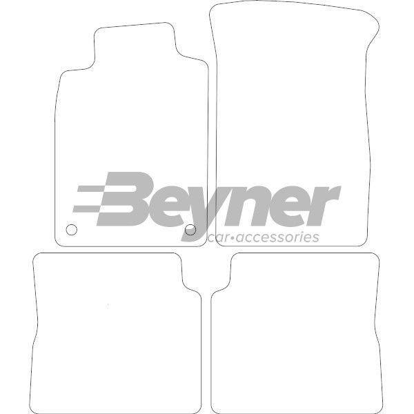 Beyner Pasklare stoffen matten MSV-1475250