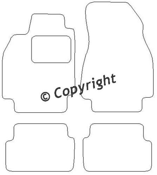 Beyner Pasklare stoffen matten MSV-1475255