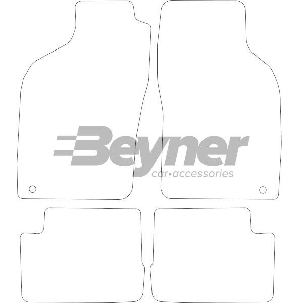 Beyner Pasklare stoffen matten MSV-1475454