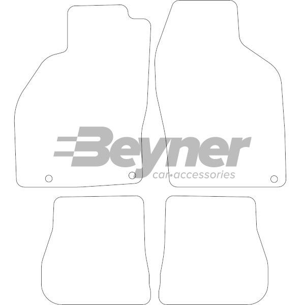 Beyner Pasklare stoffen matten MSV-1475460