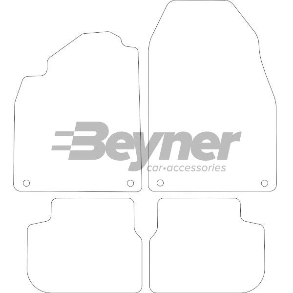 Beyner Pasklare stoffen matten MSV-1475464