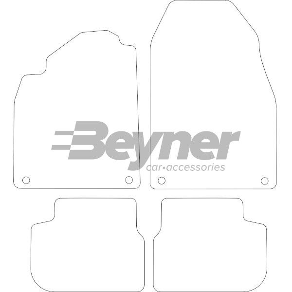 Beyner Pasklare stoffen matten MSV-1475466