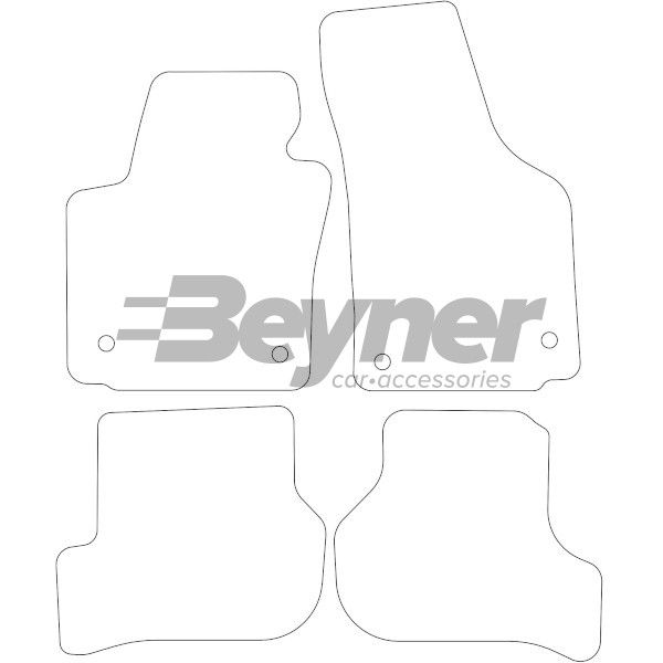 Beyner Pasklare stoffen matten MSV-1475582