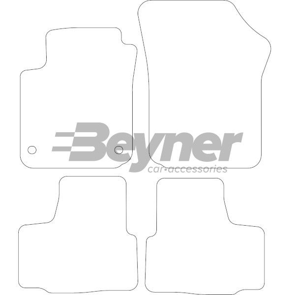 Beyner Pasklare stoffen matten MSV-1475596