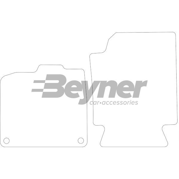 Beyner Pasklare stoffen matten MSV-1475695