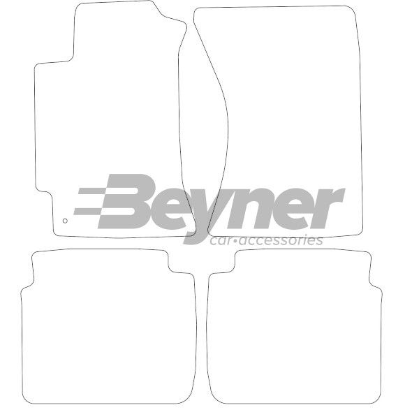 Beyner Pasklare stoffen matten MSV-1475808