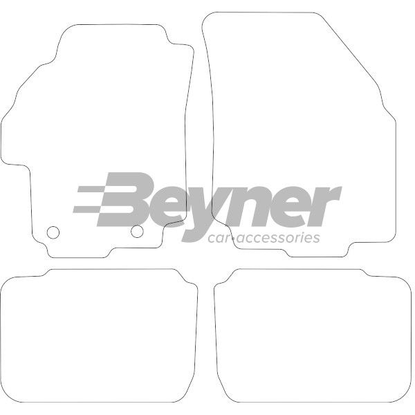 Beyner Vloermattenset MSV-1475900
