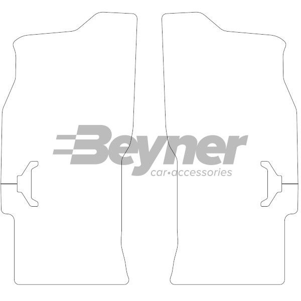 Beyner Pasklare stoffen matten MSV-1475901