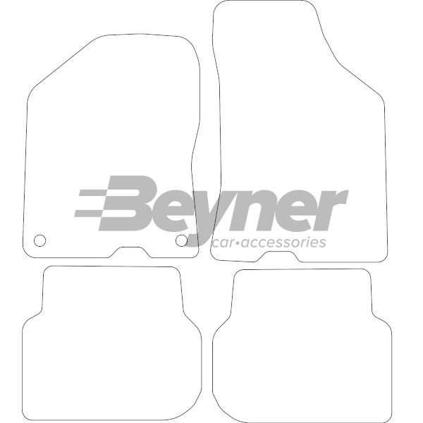 Beyner Pasklare stoffen matten MSV-1475903