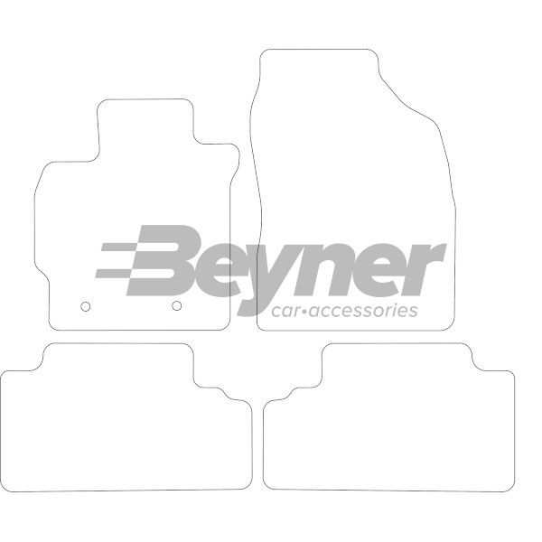 Beyner Pasklare stoffen matten MSV-1475992