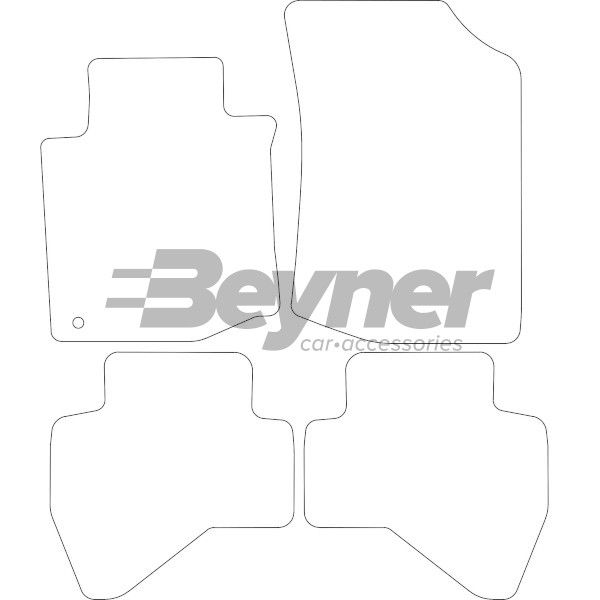 Beyner Pasklare stoffen matten MSV-1476002