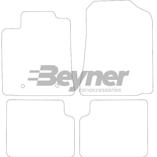 Beyner Pasklare stoffen matten MSV-1476009