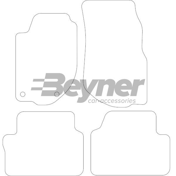 Beyner Pasklare stoffen matten MSV-1476072